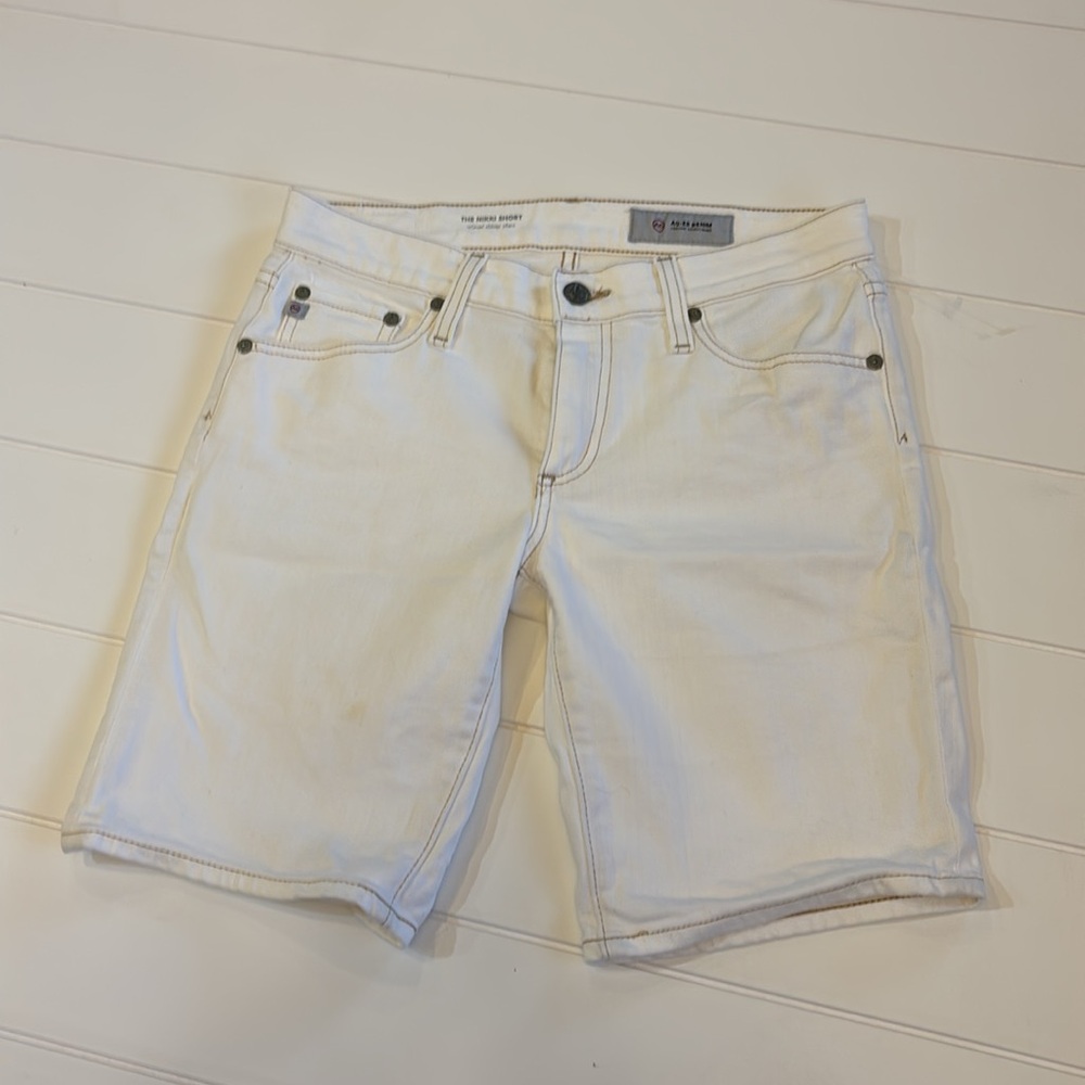 Adriano Goldschmied white The Nikki Shorts! 26 - Picture 3 of 5